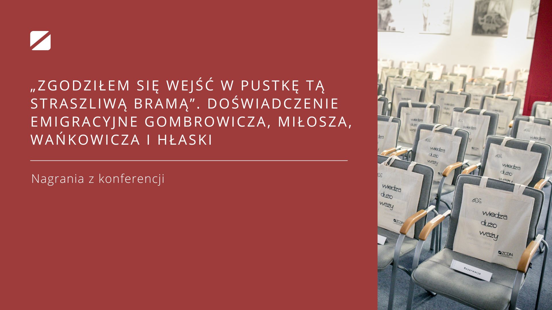 Zgodzilem sie wejsc w pustke
