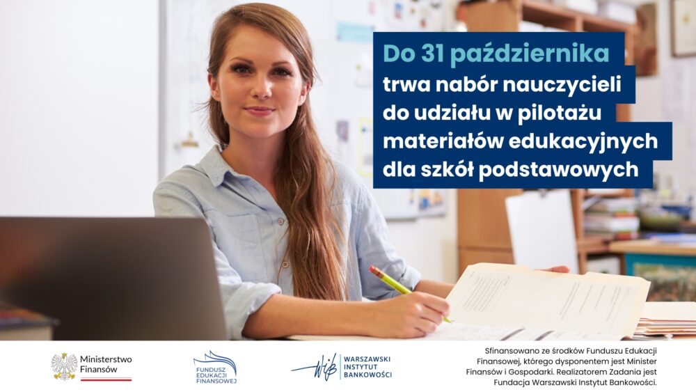 Edukacja finansowa – zaproszenie do udziału w projekcie pilotażowym grafika pilotaz